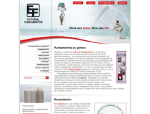 Tablet Screenshot of editorialfundamentos.es